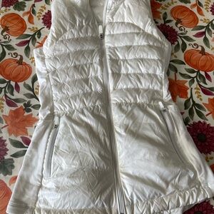 Lululemon Athletica White Quilted Puffer Vest